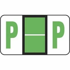 Best Pirce 🎁 Alpha Labels Medical Arts Press® POS® Systems Compatible 3300 Series Alpha Sheet Labels; "P" 🛒