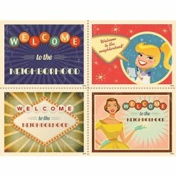 Flash Sale ❤️ Generic Assorted Laser Postcards Medical Arts Press® Assorted Laser Postcards; Retro Welcome 😉