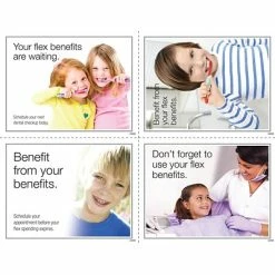 Budget 🤩 Dental Assorted Laser Postcards Medical Arts Press® Photo Image Assorted Laser Postcards; Dental Flex Spending People 😀