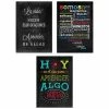 Coupon ⭐ Bulletin Board Borders And Trimmers Creative Teaching Press 13-3/8" X 19" Chalk It Up! Spanish Inspire U Poster, 3/Pack (CTP8171) 🔥