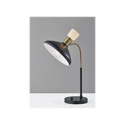 Budget 😍 Desk Lamps Adesso Patrick Incandescent Desk Lamp, 21", Black/Antique Brass (3758-01) 🎁 3 Budget 😍 Desk Lamps Adesso Patrick Incandescent Desk Lamp, 21", Black/Antique Brass (3758-01) 🎁 - Image 2