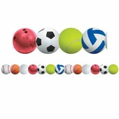 Outlet 👏 Hygloss Cut-Outs Hygloss® Sports Die-Cut Classroom Border, 12/Pkg 🎁