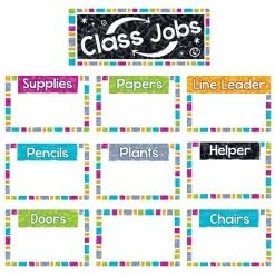 Best reviews of ✨ Decorative Accents & Board Sets Trend Enterprises® Color Harmony WipeOff® Class Jobs Mini Bulletin Board Set, 17/Set (T-8780) 🤩
