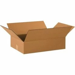 Deals 🔥 SI Products 20" X 14" X 4" Shipping Boxes, 32 ECT, Brown, 250/Pallet (20144PL) 💯