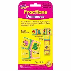Best deal 🛒 Trend Enterprises Learning Games TREND Fractions Dominoes Challenge Cards®, 6 Sets (T-24009-6) 💯 -legal paper Store unnamed file 6098