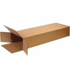 Buy 🔔 Partners Brand Side Loading Shipping Boxes Side Loading Boxes, 14" X 4" X 52", Kraft, 15/Bundle (14452FOL) 🌟
