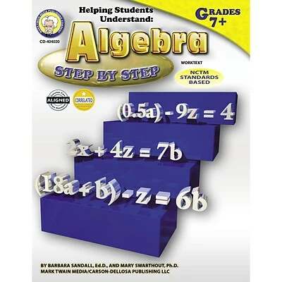 Outlet 😀 Assorted Publishers Carson-Dellosa Math Resources & Activiites Helping Students Understand Algebra ✨ 3 Outlet 😀 Assorted Publishers Carson-Dellosa Math Resources & Activiites Helping Students Understand Algebra ✨