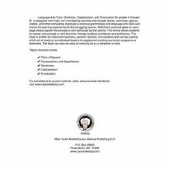 Best reviews of 🎉 Assorted Publishers Letter Recognition & Early Reading Skills Books Language Arts Tutor: Grammar, Capitalization, And Punctuation, Grades 4 - 8 Paperback (404253) 🌟 -legal paper Store unnamed file 6160