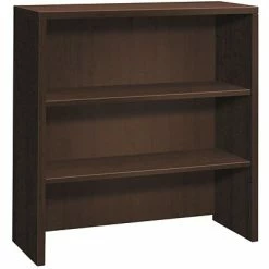 Deals 🔥 Bookcases & Bookshelves HON 10500 Series 2 Shelves 37-1/8"H Bookcase Hutch, Mocha Finish (HON105292MOMO) 🔥