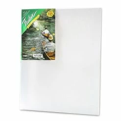 Buy 🧨 Canvas & Art Boards Fredrix Pro Belgian Linen Pre-Stretched Canvas, 14" X 18" (48428) ⭐