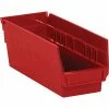 Best Sale 🌟 Specialty Storage Quill Brand 11 5/8" X 4 1/8" X 4" Plastic Shelf Bin, Red, 36/Case (BINPS102R) 😀 -legal paper Store unnamed file 6181