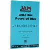 Best Sale 🥰 JAM Paper® Smooth Colored Paper, 24 Lbs., 8.5" X 14", Blue Recycled, 100 Sheets/Pack (151052) 🔥 -legal paper Store unnamed file 6208