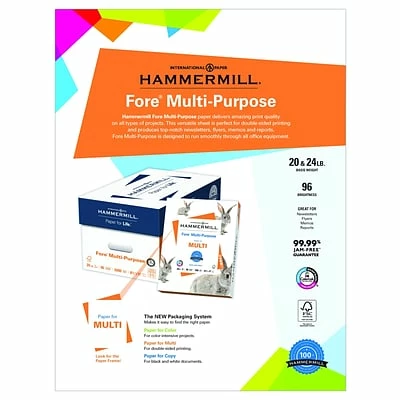 Hot Sale 👏 Resume/Cotton Letterhead Paper 🔨 Hammermill® Premium Fore Multi-Purpose Paper, 24lb, 8.5" X 14", 96 Bright, White, 5000/Case 🛒 4 Hot Sale 👏 Resume/Cotton Letterhead Paper 🔨 Hammermill® Premium Fore Multi-Purpose Paper, 24lb, 8.5" X 14", 96 Bright, White, 5000/Case 🛒 - Image 2