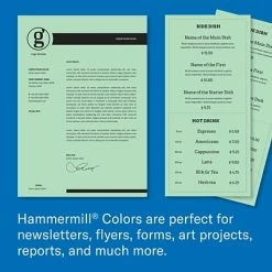 Cheapest 🛒 HammerMill Paper 🔨 Hammermill Fore MP Colors Multipurpose Paper, 20 Lbs., 8.5" X 14", Green, 500/Ream (103374) 👏 -legal paper Store unnamed file 6271