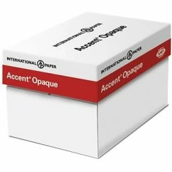 Discount 🎉 ACCENT Multipurpose Paper IP Accent® Opaque 8 1/2" X 14" 60 Lbs. Digital Smooth Multipurpose Paper, White, 5000/Case 🎉