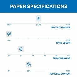 New ✨ Copy & Multipurpose Paper 🔨 Hammermill Great White 30% Recycled 8.5" X 14" Copy Paper, 20 Lbs., 92 Brightness, 500/Ream (HAM86704) 🧨 12 New ✨ Copy & Multipurpose Paper 🔨 Hammermill Great White 30% Recycled 8.5" X 14" Copy Paper, 20 Lbs., 92 Brightness, 500/Ream (HAM86704) 🧨 -legal paper Store unnamed file 6327
