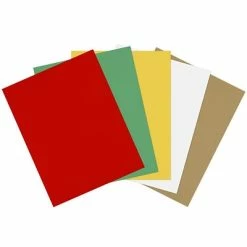 Brand new 🎉 Lux Paper™ Card And Cover Stock LUX 8-1/2" X 11" Cardstock - Holiday, Assorted, 50 Pack (211CHCOLORPACK1) 😉