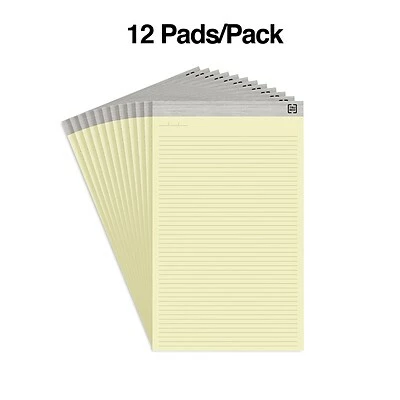 New š TRU RED⢠Notepads, 8.5" X 14", Wide Ruled, Canary, 50 Sheets/Pad, 12 Pads/Pack (TR57386) ā¤ļø 3 New š TRU RED⢠Notepads, 8.5" X 14", Wide Ruled, Canary, 50 Sheets/Pad, 12 Pads/Pack (TR57386) ā¤ļø