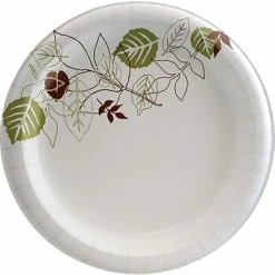Promo ✨ Dixie Pathways Medium-Weight Paper Plates, 8.5", 125/Pack (DXEUX9WSPack) 🤩