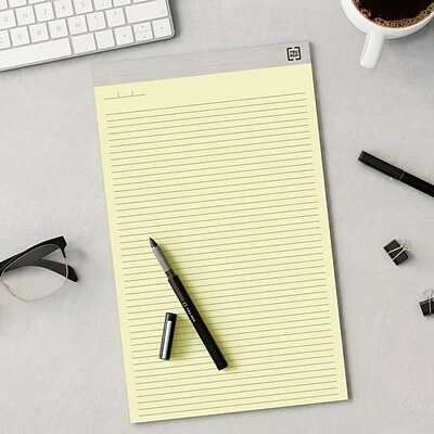 New š TRU RED⢠Notepads, 8.5" X 14", Wide Ruled, Canary, 50 Sheets/Pad, 12 Pads/Pack (TR57386) ā¤ļø 9 New š TRU RED⢠Notepads, 8.5" X 14", Wide Ruled, Canary, 50 Sheets/Pad, 12 Pads/Pack (TR57386) ā¤ļø - Image 7