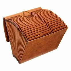 Coupon 🔥 Globe-Weis Accordion Folders Pendaflex High, Quality Expanding File With Flap, Legal, 8.50" X 14" Sheet Size, 21 Pocket(s), Brow 😉