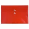 Outlet 😍 File Pockets & Jackets JAM Paper® Plastic Envelopes With Button And String Tie Closure, Legal Booklet, 9.75 X 14.5, Red Poly, 12/pack (219B1RE) 💯