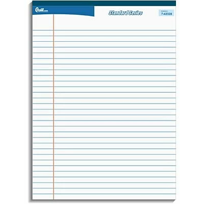 Best reviews of š Quill BrandĀ® Standard Series Ruled Pads Quill BrandĀ® Standard Series Legal Pad, 8-1/2" X 11", Wide Ruled, White, 50 Sheets/Pad, 12 Pads/Pack (742328) š„° 4 Best reviews of š Quill BrandĀ® Standard Series Ruled Pads Quill BrandĀ® Standard Series Legal Pad, 8-1/2" X 11", Wide Ruled, White, 50 Sheets/Pad, 12 Pads/Pack (742328) š„° - Image 2