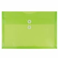 Top 10 👍 File Pockets & Jackets JAM Paper® Plastic Envelopes With Button And String Tie Closure, Legal Booklet, 9.75 X 14.5, Lime Green Poly, 12/pk (219B1LIGR) 😀