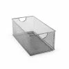 Coupon 🔔 Storage Bins & Totes Design Ideas Mesh Stacking Bin 6"H X 14"D X 8"W, Silver (342199) 🛒 -legal paper Store unnamed file 6456