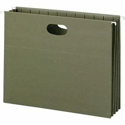 Top 10 💯 Hanging File Folders Smead Recycled Hanging File Pocket, 3 1/2" Expansion, Legal Size, Standard Green, 10/Box (64326) 🧨