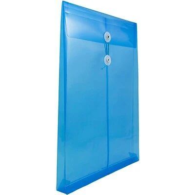 Deals ⌛ File Pockets & Jackets JAM Paper® Plastic Envelopes With Button And String Tie Closure, Legal Open End, 9.75 X 14.5, Blue Poly, 12/pack (119B1BU) ❤️ 6 Deals ⌛ File Pockets & Jackets JAM Paper® Plastic Envelopes With Button And String Tie Closure, Legal Open End, 9.75 X 14.5, Blue Poly, 12/pack (119B1BU) ❤️ - Image 4