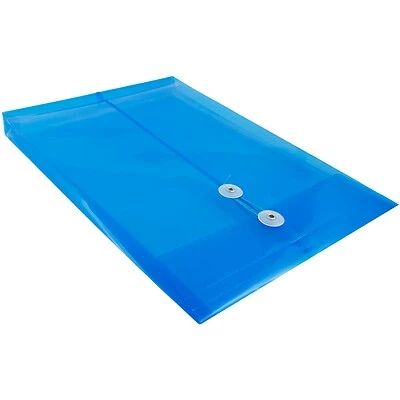 Deals ⌛ File Pockets & Jackets JAM Paper® Plastic Envelopes With Button And String Tie Closure, Legal Open End, 9.75 X 14.5, Blue Poly, 12/pack (119B1BU) ❤️ 7 Deals ⌛ File Pockets & Jackets JAM Paper® Plastic Envelopes With Button And String Tie Closure, Legal Open End, 9.75 X 14.5, Blue Poly, 12/pack (119B1BU) ❤️ - Image 5