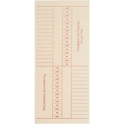 Deals ⌛ Time Clock Cards & Racks PaperCloud Weekly, Double Sided, 3 3/8 X 8 1/4, 220 Pk, (TB919122) ⌛ 5 Deals ⌛ Time Clock Cards & Racks PaperCloud Weekly, Double Sided, 3 3/8 X 8 1/4, 220 Pk, (TB919122) ⌛ - Image 4