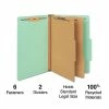 Best Pirce 🔥 Classification Folders Staples Pressboard Classification Folder, 2-Dividers, 2.5" Expansion, Legal Size, Green, 20/Box (TR614423/614423) 🎁