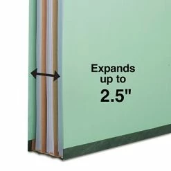 Best Pirce 🔥 Classification Folders Staples Pressboard Classification Folder, 2-Dividers, 2.5" Expansion, Legal Size, Green, 20/Box (TR614423/614423) 🎁 -legal paper Store unnamed file 6547