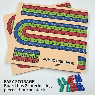 Best reviews of ✨ S&S Board & Card Games S&S Jumbo Foam Cribbage Board, 14-5/8" X 34" (W9994) 🥰 2 Best reviews of ✨ S&S Board & Card Games S&S Jumbo Foam Cribbage Board, 14-5/8" X 34" (W9994) 🥰 - Image 2