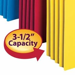 Wholesale ⌛ File Pockets & Jackets Smead 10% Recycled Reinforced File Pocket, 3 1/2" Expansion, Legal Size, Assorted, 5/Pack (1526ESSA) 🎁 -legal paper Store unnamed file 6567