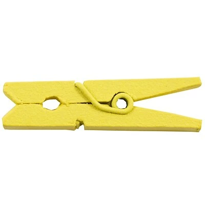 Deals 👍 Specialty Hangers JAM Paper® Wood Clip Clothespins, Medium 1 1/8 Inch, Yellow Clothes Pins, 50/Pack (230726782) 😀 4 Deals 👍 Specialty Hangers JAM Paper® Wood Clip Clothespins, Medium 1 1/8 Inch, Yellow Clothes Pins, 50/Pack (230726782) 😀 - Image 3