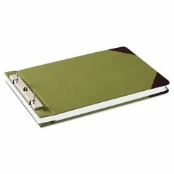 Coupon ✨ Binders Wilson Jones Canvas Sectional Storage Post Binder, 8 1/2" X 14", 4 1/4" Post Spacing, Green (27832) 🔔