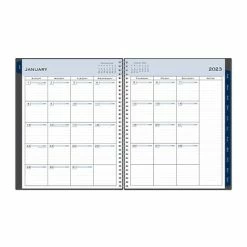 Buy ❤️ Planners & Personal Organizers 2023 Blue Sky Passages 8.5" X 11.14" Weekly & Monthly Appointment Book, Charcoal Gray (100009-23) 🔔 -legal paper Store unnamed file 690