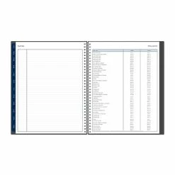 Buy ❤️ Planners & Personal Organizers 2023 Blue Sky Passages 8.5" X 11.14" Weekly & Monthly Appointment Book, Charcoal Gray (100009-23) 🔔 -legal paper Store unnamed file 694