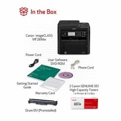 Outlet ✔️ Printers Canon ImageCLASS MF269dw Value Pack 2925C059 USB, Wireless, Network Ready Black & White Laser All-In-One Printer 🎁 -legal paper Store unnamed file 6941