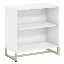 Cheap ❤️ Office By Kathy Ireland® Bookcases & Bookshelves Office By Kathy Ireland® Method Bookcase Cabinet, White (KI70205) ✔️