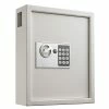 Best Sale ❤️ Safes & Secure Storage AdirOffice 40 Key Electronic Keypad Cabinet, Stainless Steel (680-40-WHI) 🔥