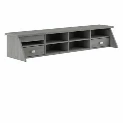 Deals 😍 Desktop Organizers Bush Furniture Broadview 8-Compartment Laminated Wood Storage, Modern Gray (BDH154MG-03) 🤩