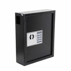 Coupon 🌟 Safes & Secure Storage AdirOffice 40 Key Key-Lock Cabinet, Black (680-40-BLK) 🌟