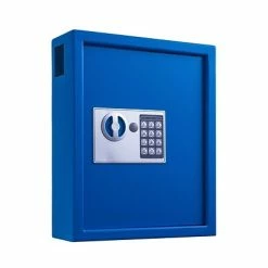 Discount ⌛ Safes & Secure Storage Adiroffice Steel 40 Key Cabinet With Digital Lock, Blue (680-40-BLU) 🤩