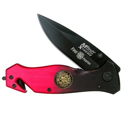Flash Sale ✔️ Trademark Global Knife Covers, Whetstones And Accessories Trademark Whetstone™ 8" Xtreme Fire Fighter Tactical Folding Pocket Knife 🎁 4 Flash Sale ✔️ Trademark Global Knife Covers, Whetstones And Accessories Trademark Whetstone™ 8" Xtreme Fire Fighter Tactical Folding Pocket Knife 🎁 - Image 2