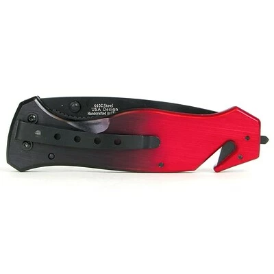 Flash Sale ✔️ Trademark Global Knife Covers, Whetstones And Accessories Trademark Whetstone™ 8" Xtreme Fire Fighter Tactical Folding Pocket Knife 🎁 5 Flash Sale ✔️ Trademark Global Knife Covers, Whetstones And Accessories Trademark Whetstone™ 8" Xtreme Fire Fighter Tactical Folding Pocket Knife 🎁 - Image 3