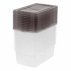 Top 10 🌟 Storage Bins & Totes IRIS® 6 Quart Clear Storage Box With Gray Lid, 12 Pack 🎉 -legal paper Store unnamed file 7218